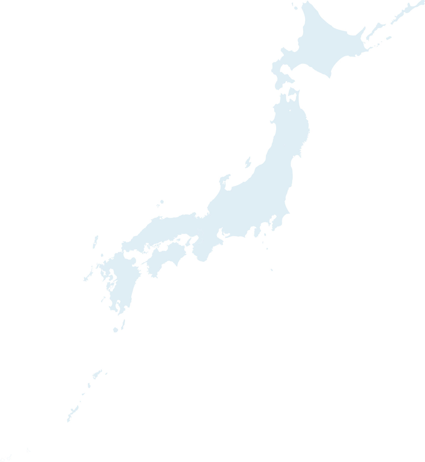日本地図のイラスト